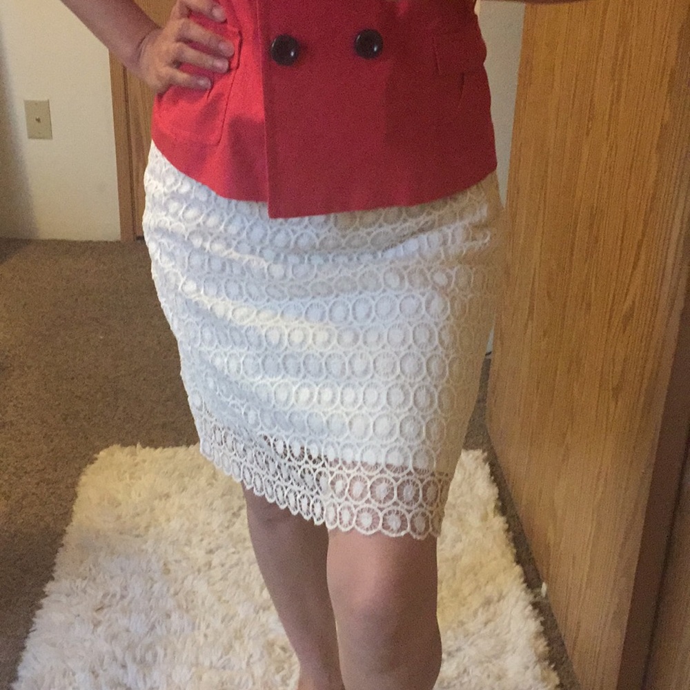 Ann Taylor Loft Lace Skirt